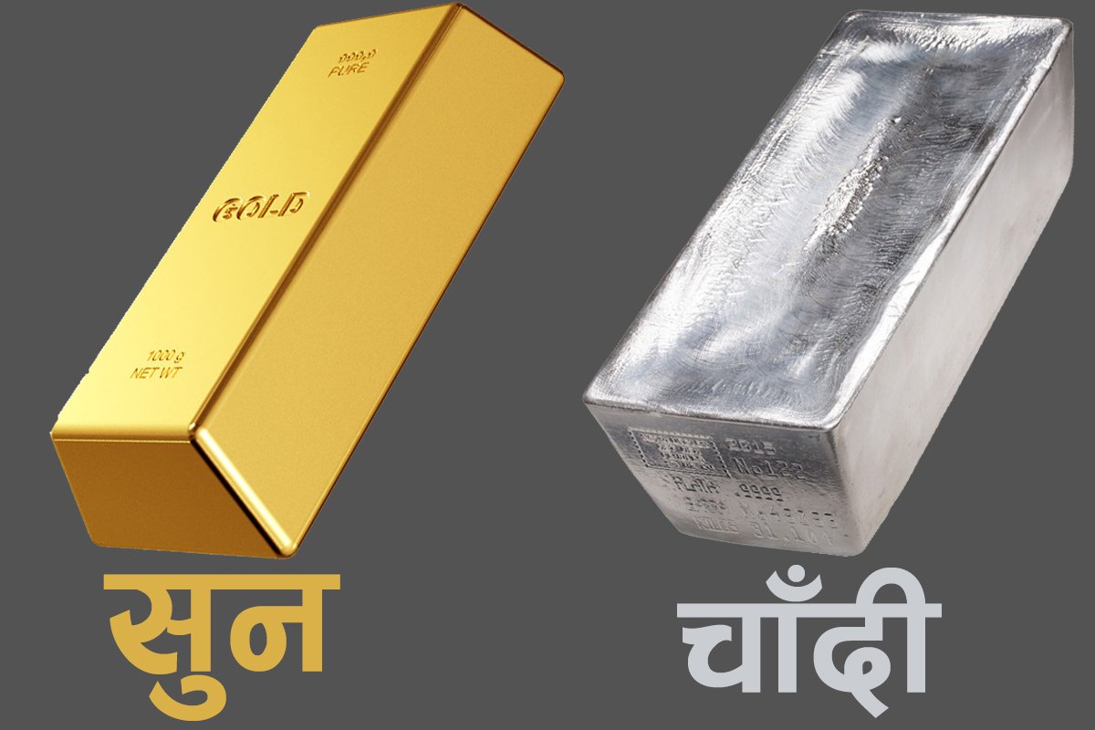 सुनको मूल्यमा सामान्य गिरावट, चाँदीको स्थिर