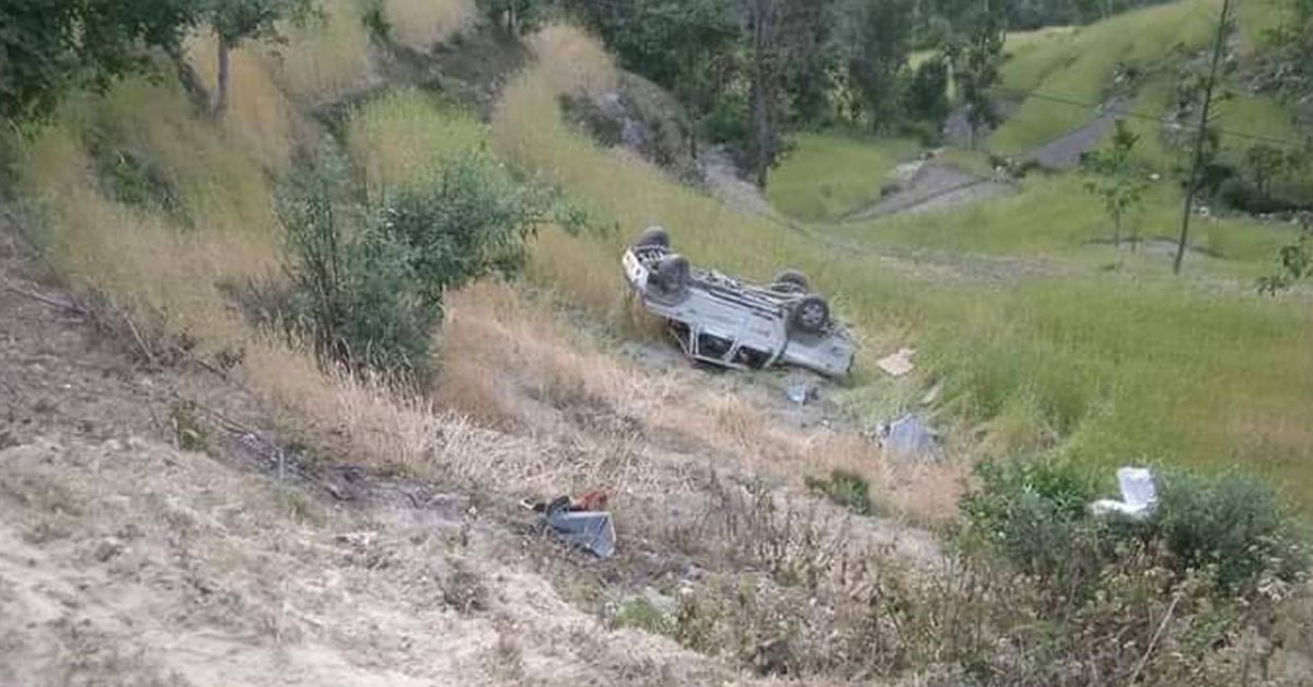 दाङमा जीप पल्टिँदा सात घाइते, एकजनाको अवस्था गम्भिर