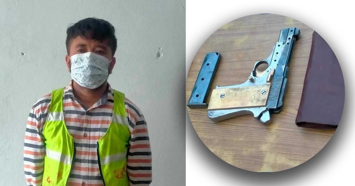 दमकमा पेस्तोल र म्याग्जिन भेटियो