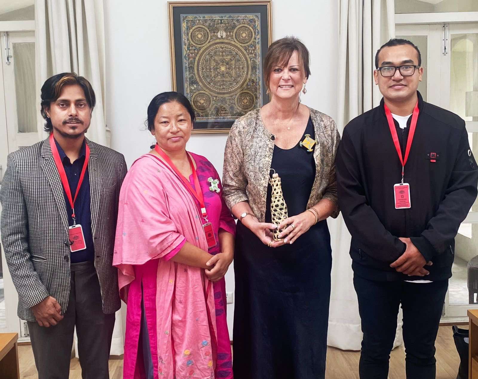 शेफ नेपालका बिजेताहरूलाई अष्ट्रेलियन राजदूतले दिइन बधाई