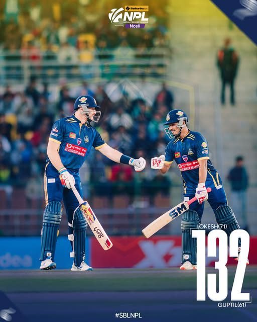 विराटनगरले पोखरालाई दियो एनपीएलकै उच्च २२१ रनको लक्ष्य