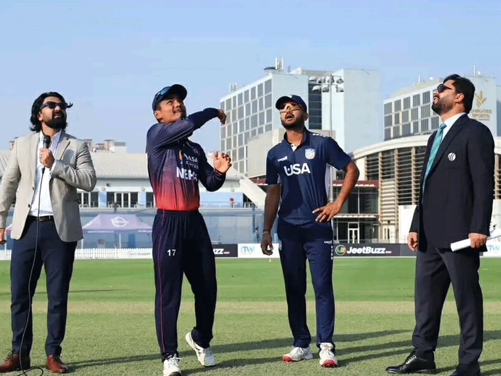 नेपालले अमेरिकालाई दियो २७२ रनको लक्ष्य