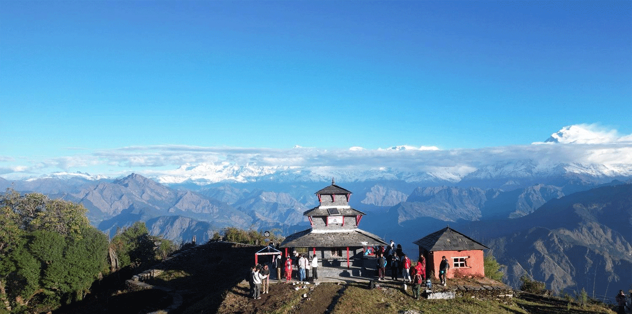 धार्मिक पर्यटकीयस्थल तिनचुलेमा पूर्वाधार निर्माण