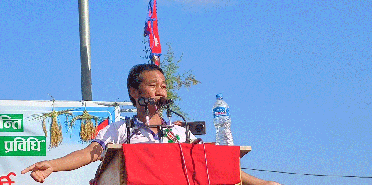 आगामी निर्वाचनमा आफ्नो नेतृत्वमा नयाँ राजनीतिक शक्ति उदाउने हर्क साम्पाङको दाबी