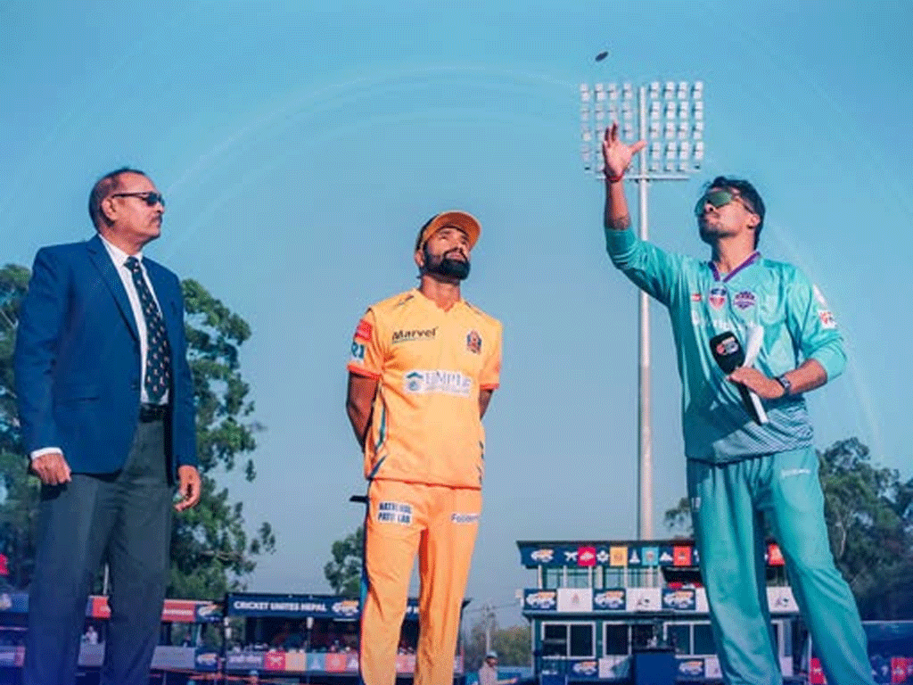 काठमाण्डुविरुद्ध पहिला फिल्डिङ गर्दै सुदूरपश्चिम