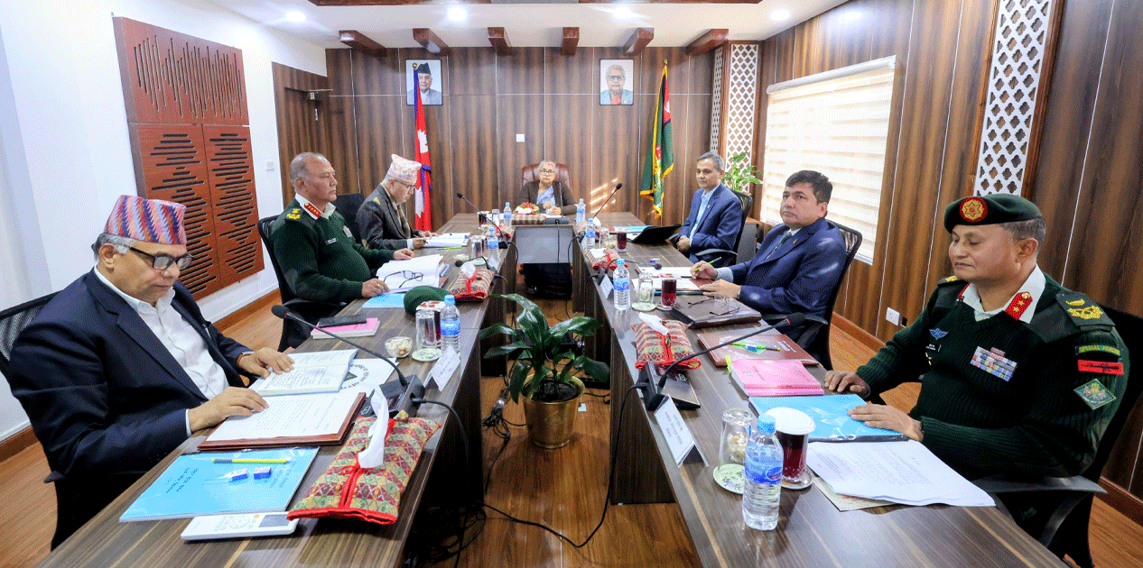 सुरक्षा परिषद् बैठक सिंहदरवारमा जारी