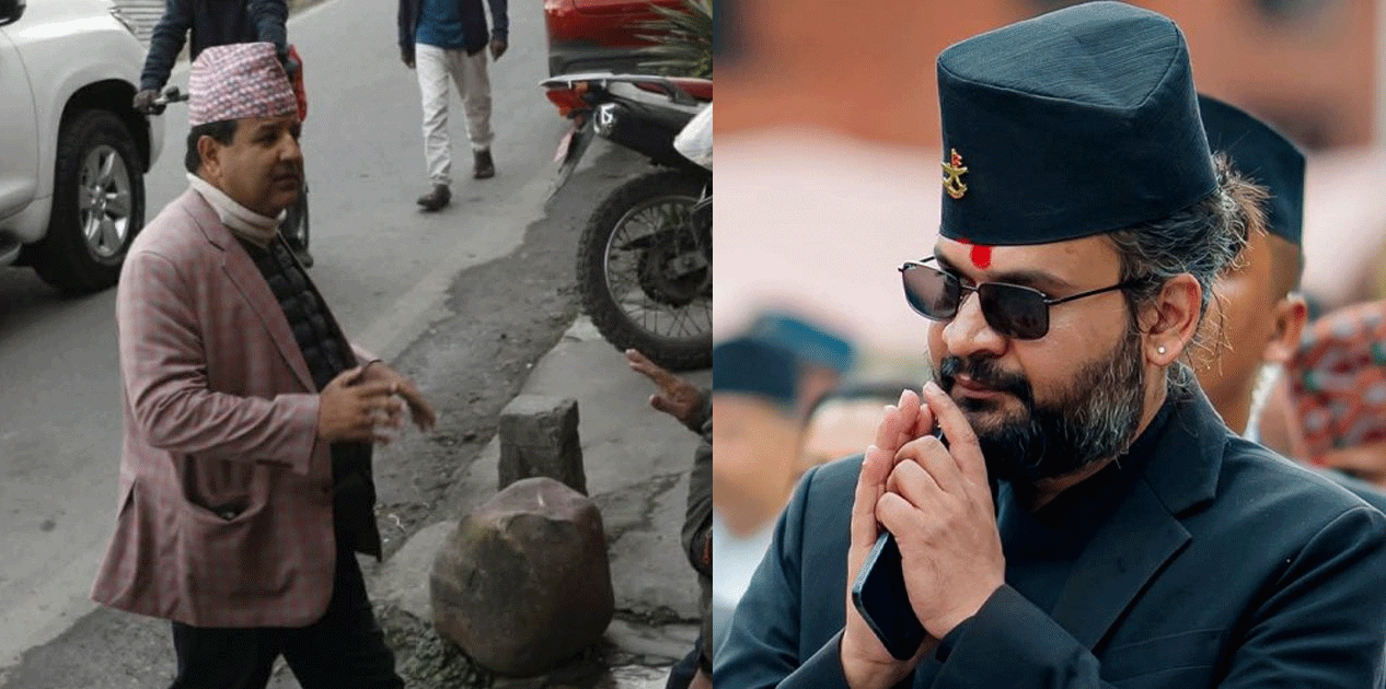 बालेन र काँग्रेस नेता डा. सुनिल शर्माबीच भेटवार्ता