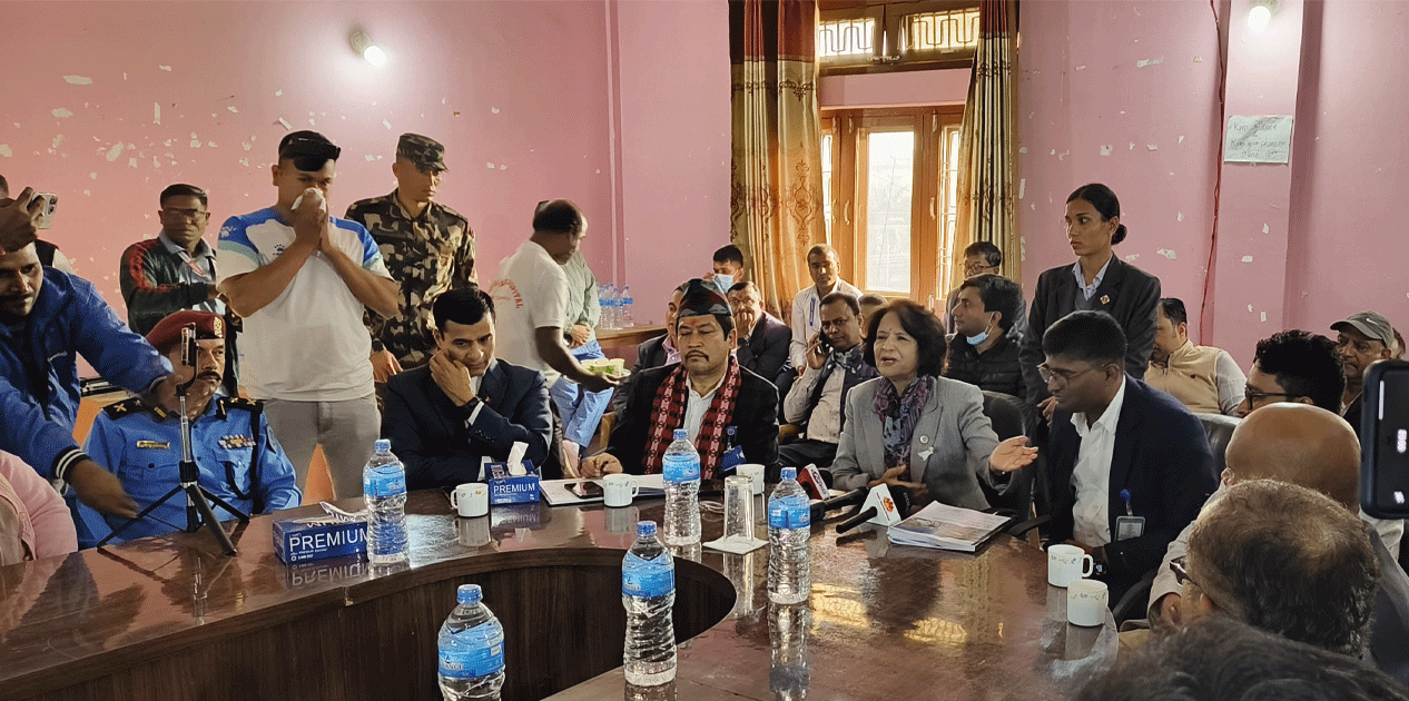 ‘नारायणी अस्पतालको भवन निर्माण संघीय सरकारको प्राथमिकतामा छ’ : स्वास्थ्य मन्त्री गौतम