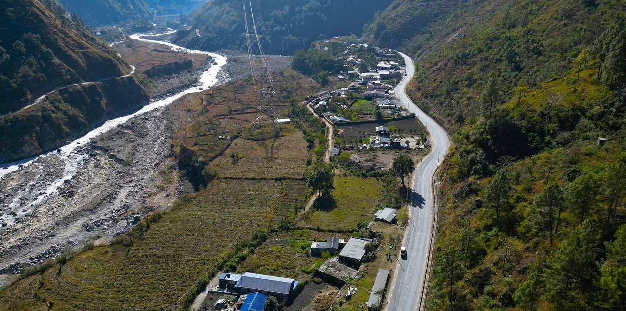 कालीगण्डकी करिडोर, तातोपानी-घाँसा खण्ड स्तरोन्नति