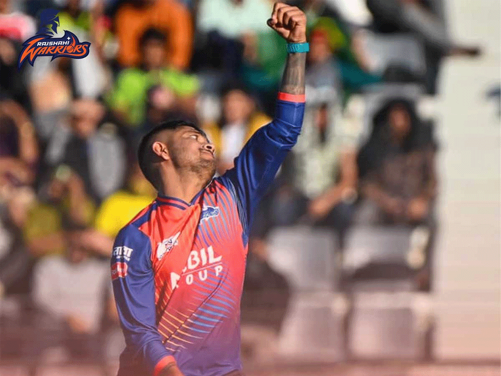 सन्दीप सम्मिलित राजशाही वारियर्सको बीपीएलमा विजयी सुरुवात