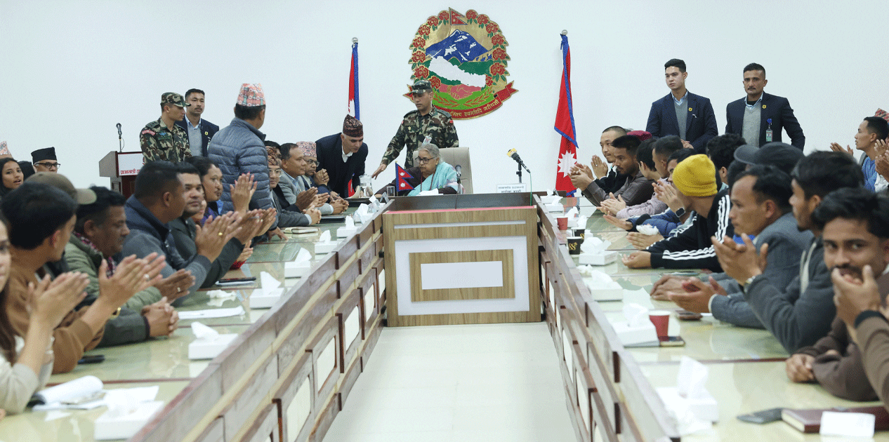 ‘प्रतिनिधिसभासहित हरेक तहका निर्वाचनलाई स्वतन्त्र, निष्पक्ष र शान्तिपूर्ण बनाइने’