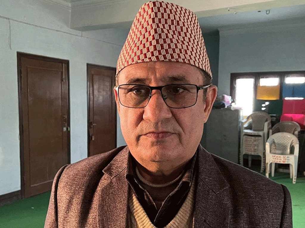 भीम आचार्यले दिए उपाध्यक्षमा उम्मेदवारी