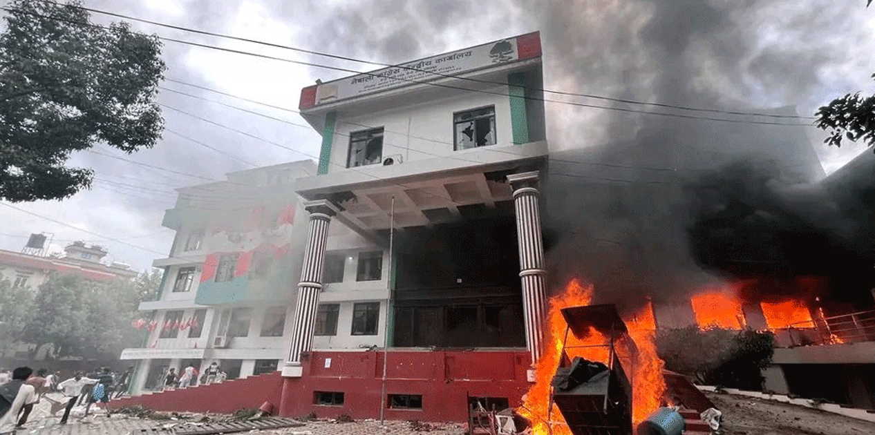 काँग्रेस पार्टी कार्यालयको पुनर्निर्माण जारी, सबलीकरणको मात्रै १४ करोड खर्च लाग्ने अनुमान