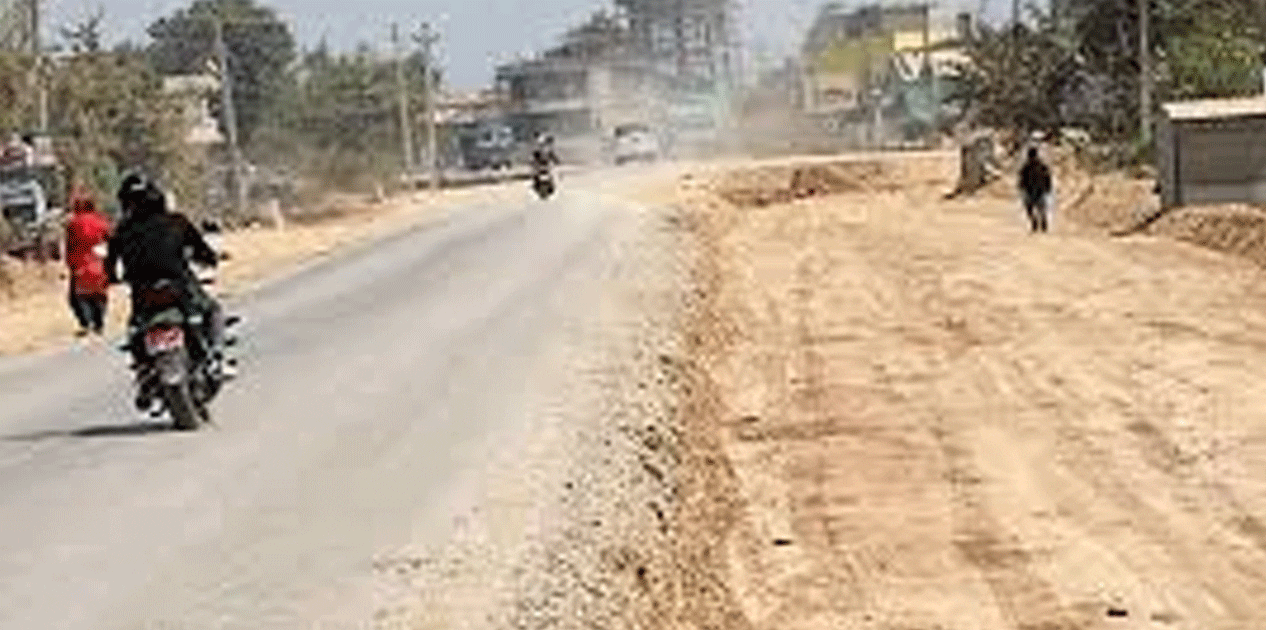 तीव्र रूपमा अघि बढ्यो घोराही-तुलसीपुर चार लेन सडक निर्माणको काम