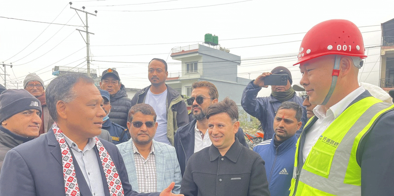 मुग्लिन-पोखरा सडक शीघ्र सम्पन्न गर्न मन्त्री घिसिङको निर्देशन