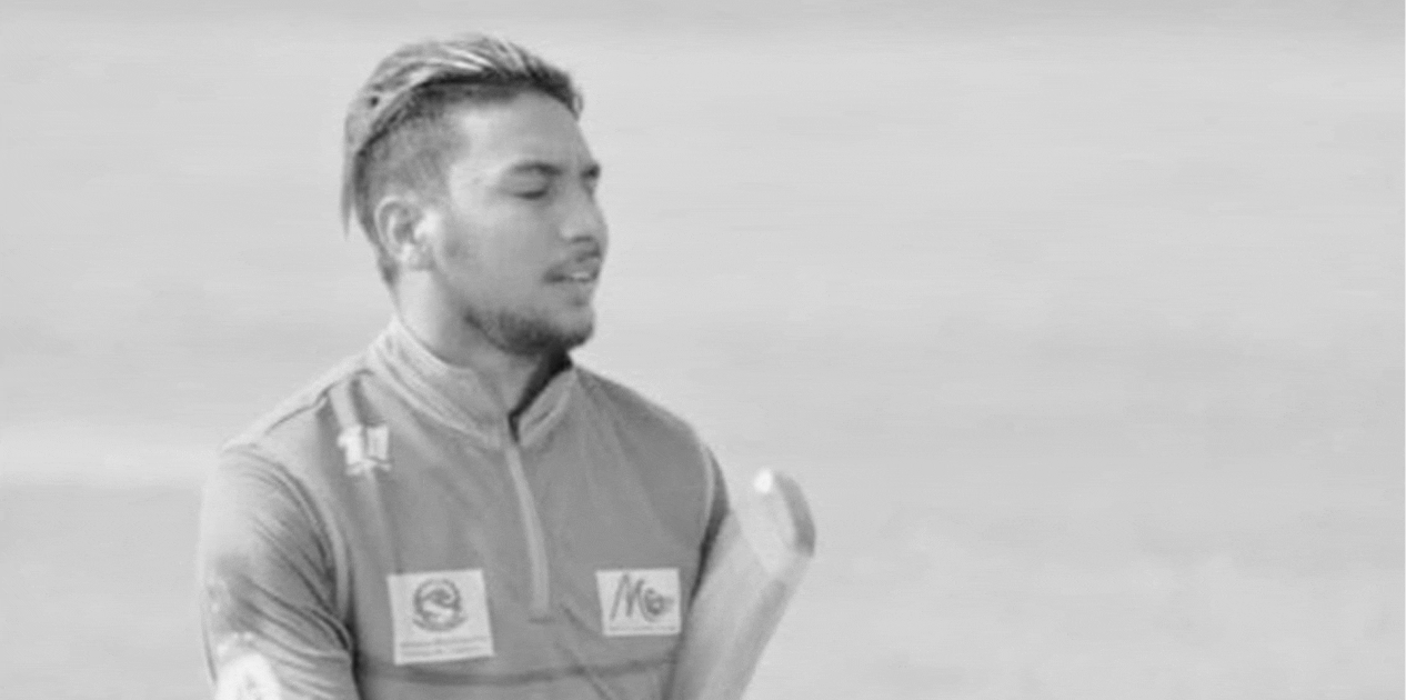 मोटरसाइकल दुर्घटनामा परी क्रिकेट खेलाडी थापाको मृत्यु