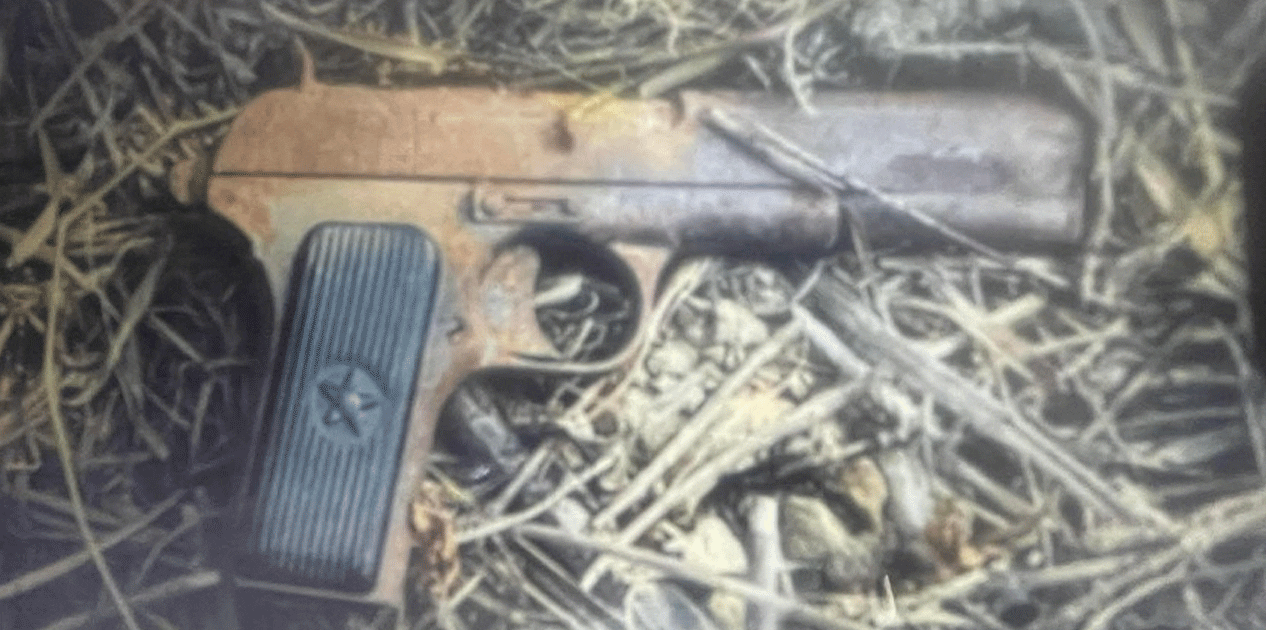 एमाले मुख्यालय च्यासल परिसरमा पेस्तोल भेटियो