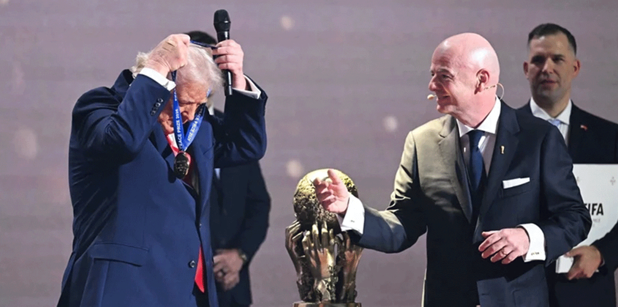 राष्ट्रपति ट्रम्पलाई शान्ति पुरस्कार