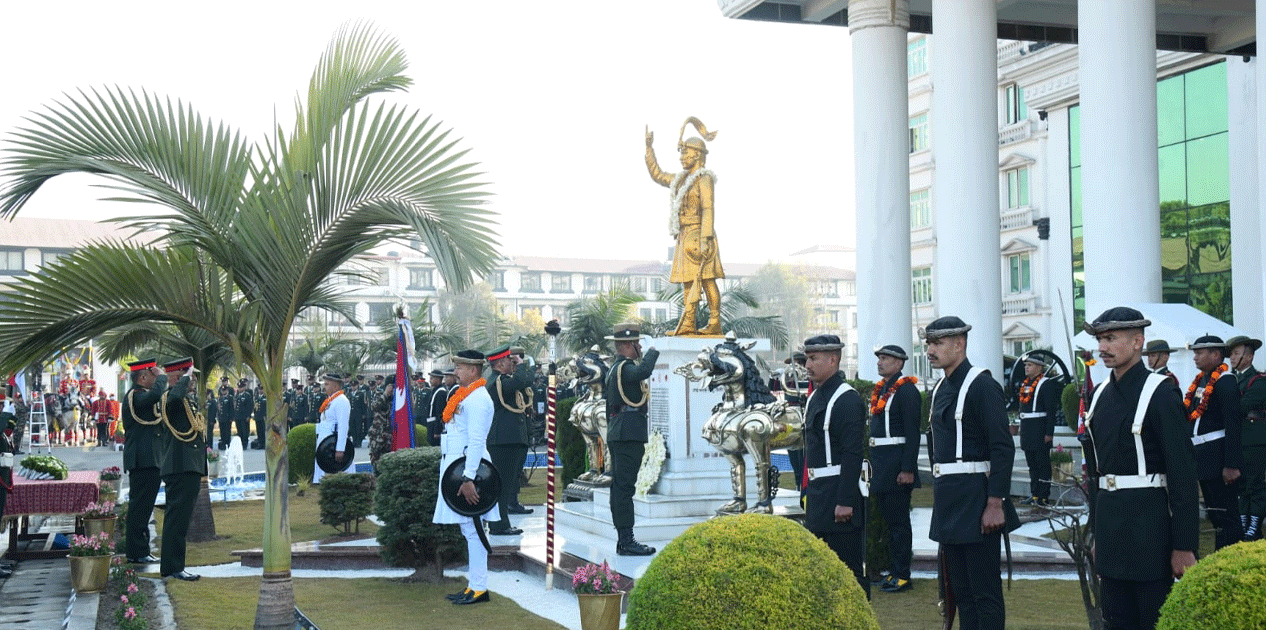 पृथ्वी जयन्ती तथा राष्ट्रिय एकता दिवसका अवसरमा नेपाली सेनाद्वारा विविध कार्यक्रम सम्पन्न