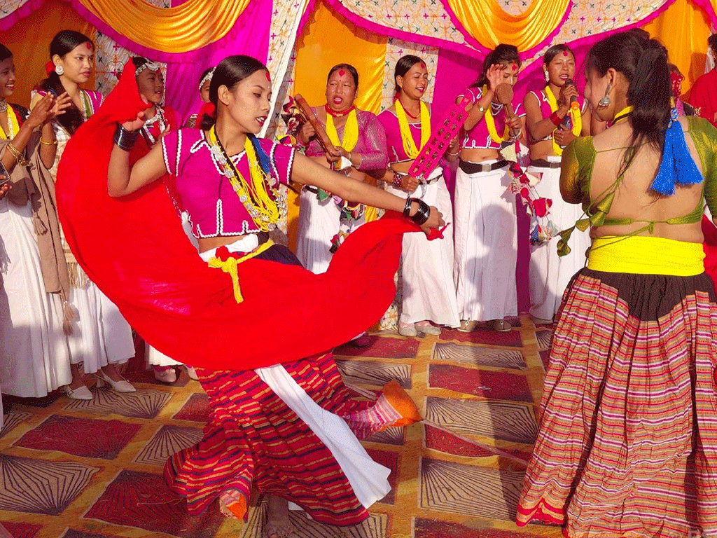 थारु समुदायको ‘ढुम्री’ नाच लोप हुँदै